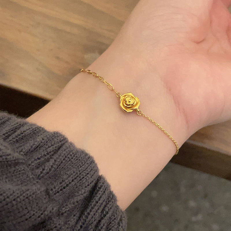 Delicate Artisan Gold Bracelet