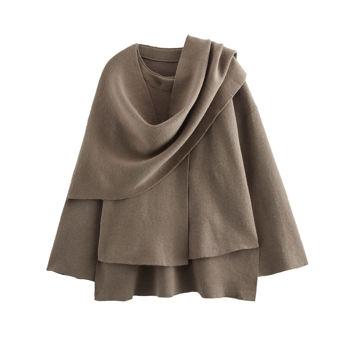 JO | Oversized jacket with scarf
