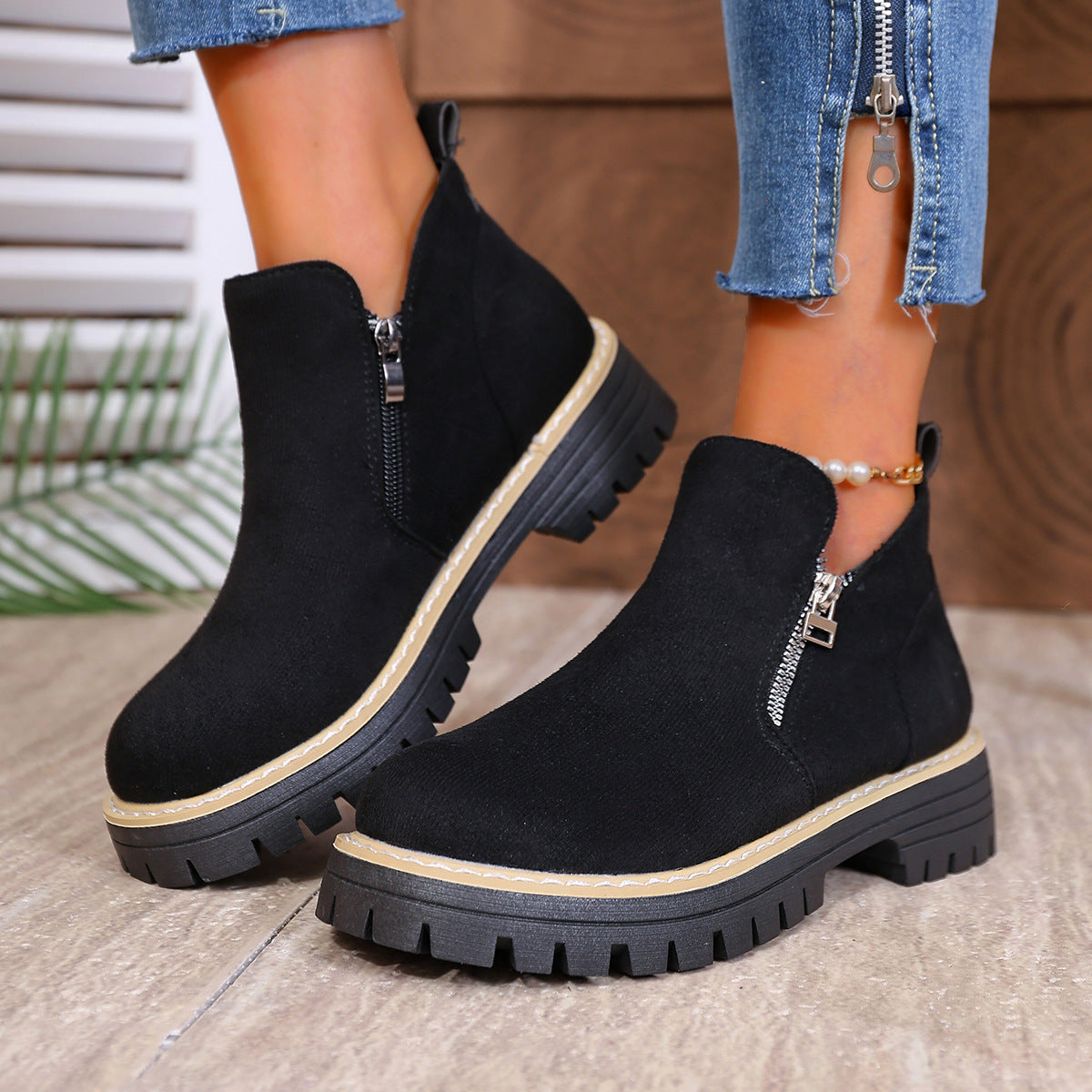 Chic Orthopedic Boots with Unique Design
