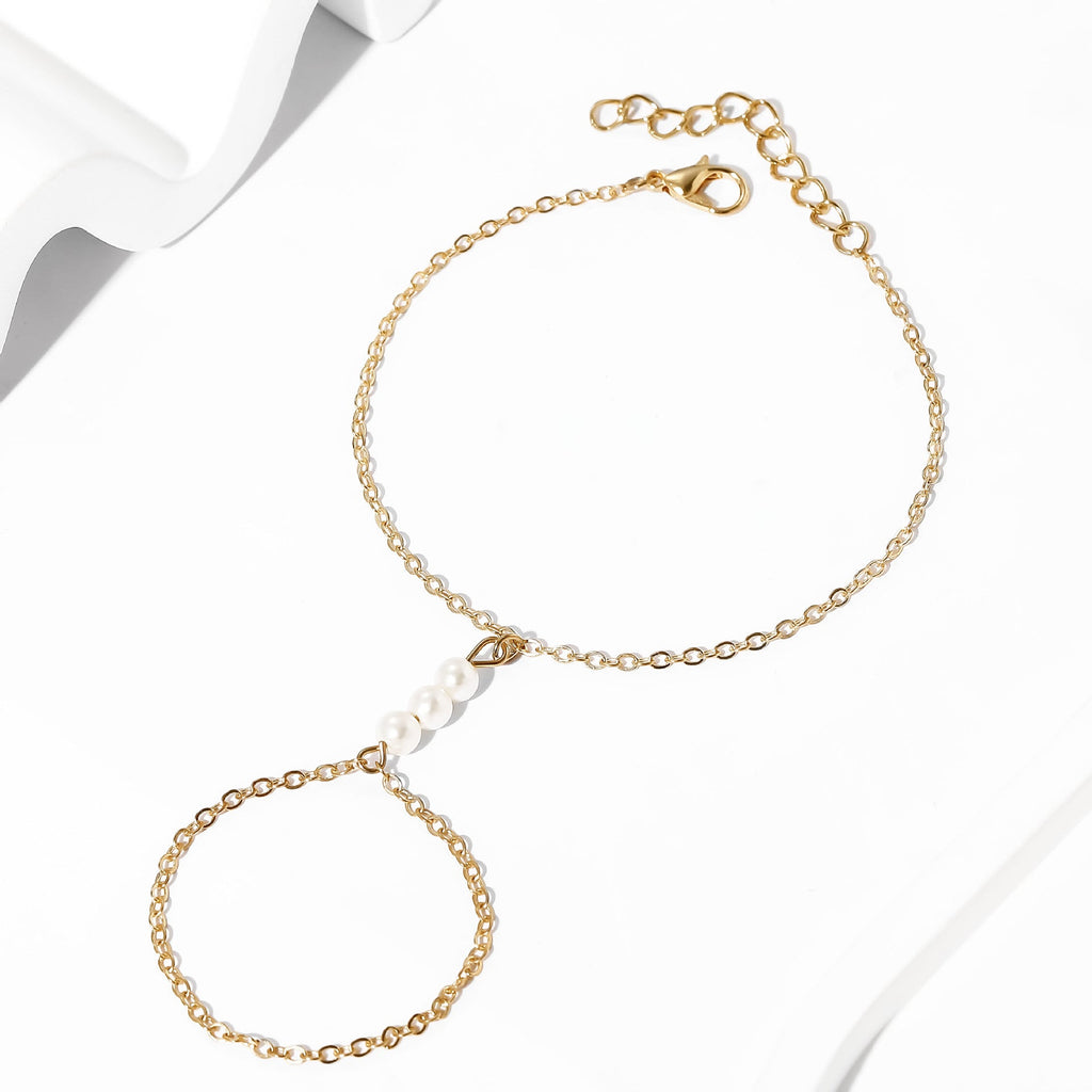 Delicate Artisan Pearl Bracelet