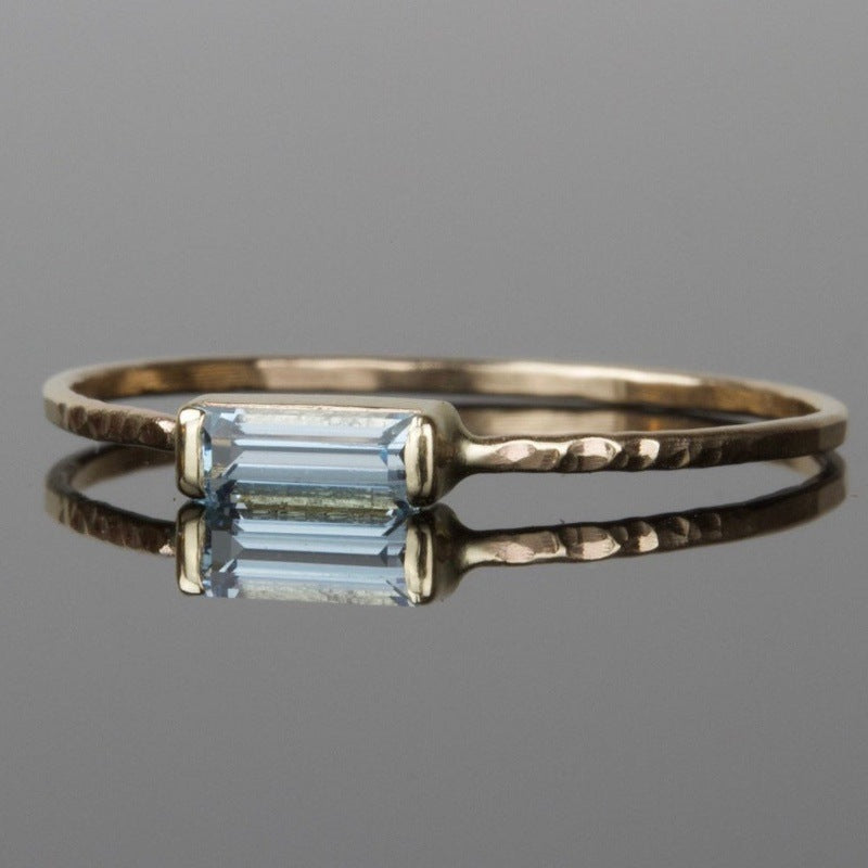 Delicate Artisan Gold Ring