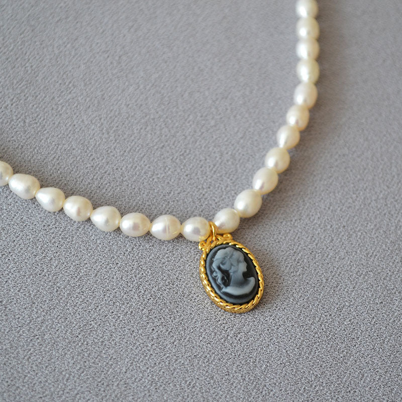 Delicate Artisan Pearl Necklace