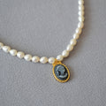 Delicate Artisan Pearl Necklace