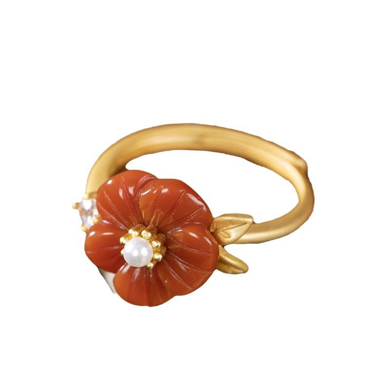 Delicate Artisan Gold Ring