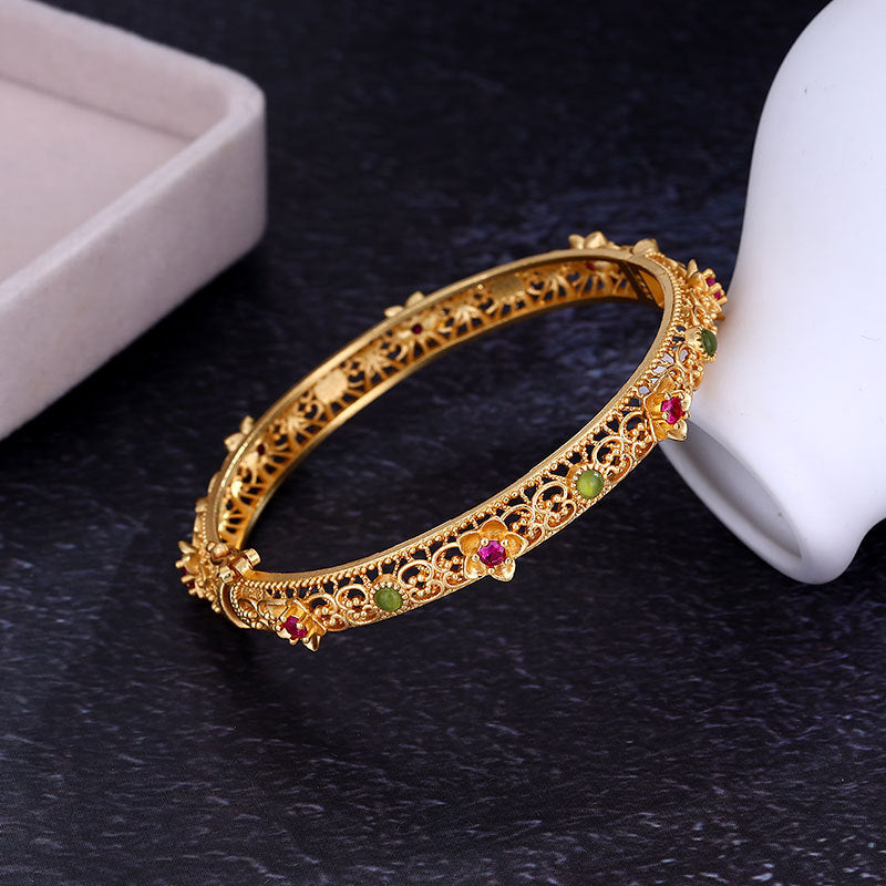 Delicate Artisan Gold Bracelet