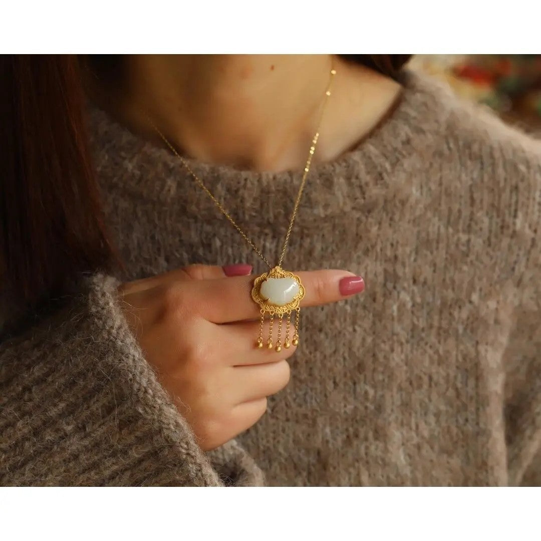 Delicate Artisan Gold Necklace
