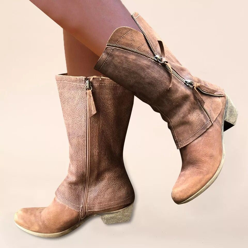 Chic Orthopedic Boots with Unique Design