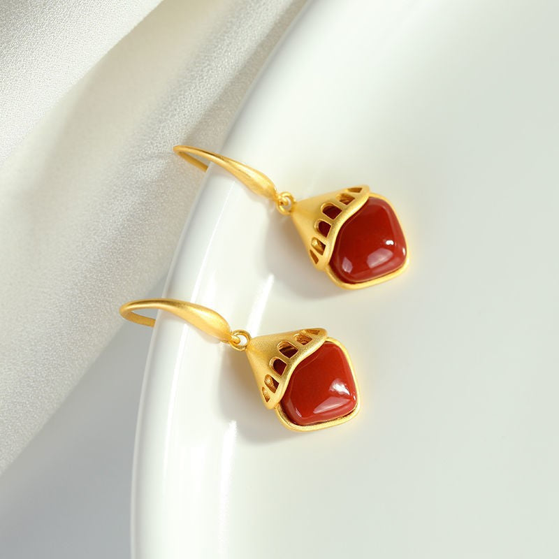Vintage Handmade Silver Earring