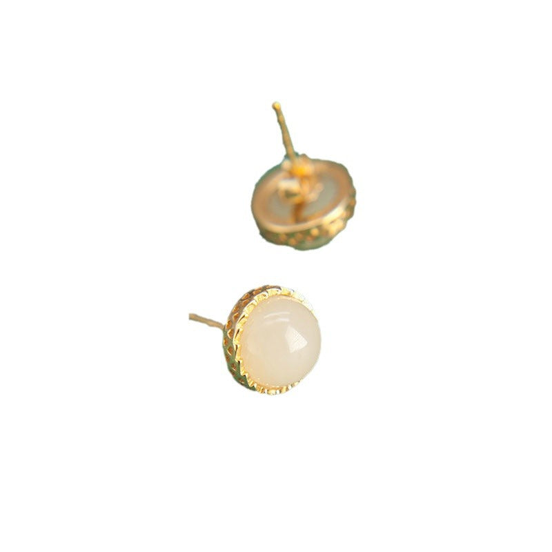 Delicate Artisan Gold Earring
