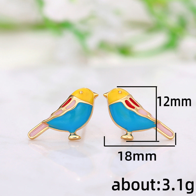 Vintage Handmade Gold Earring