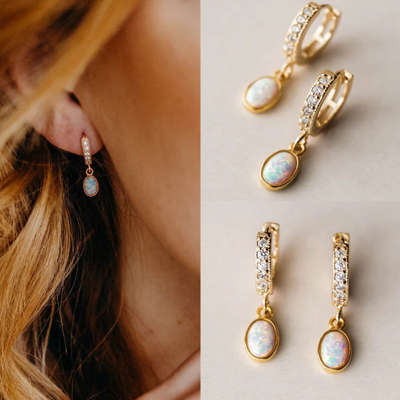 Vintage Handmade Gold Earring