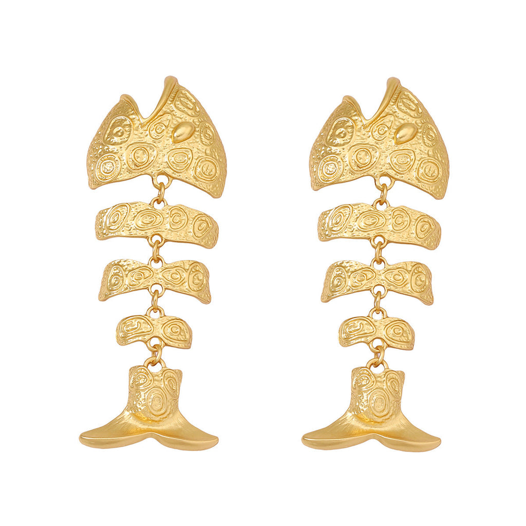 Beautiful Gold Earring with Unique Style