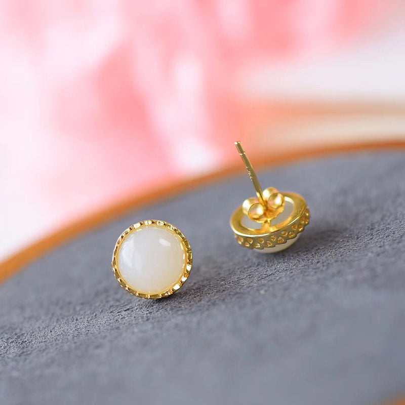 Delicate Artisan Gold Earring