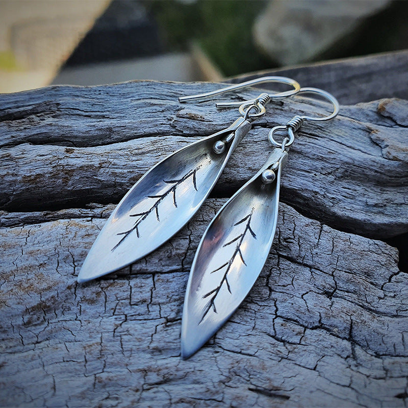 Vintage Handmade Silver Earring