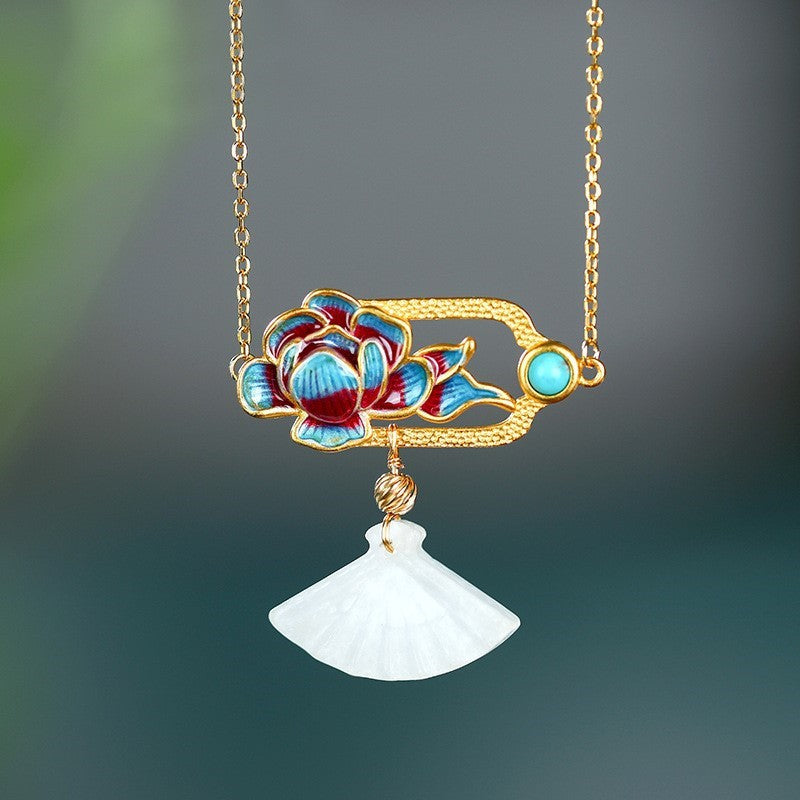 Vintage Handmade Gold Necklace