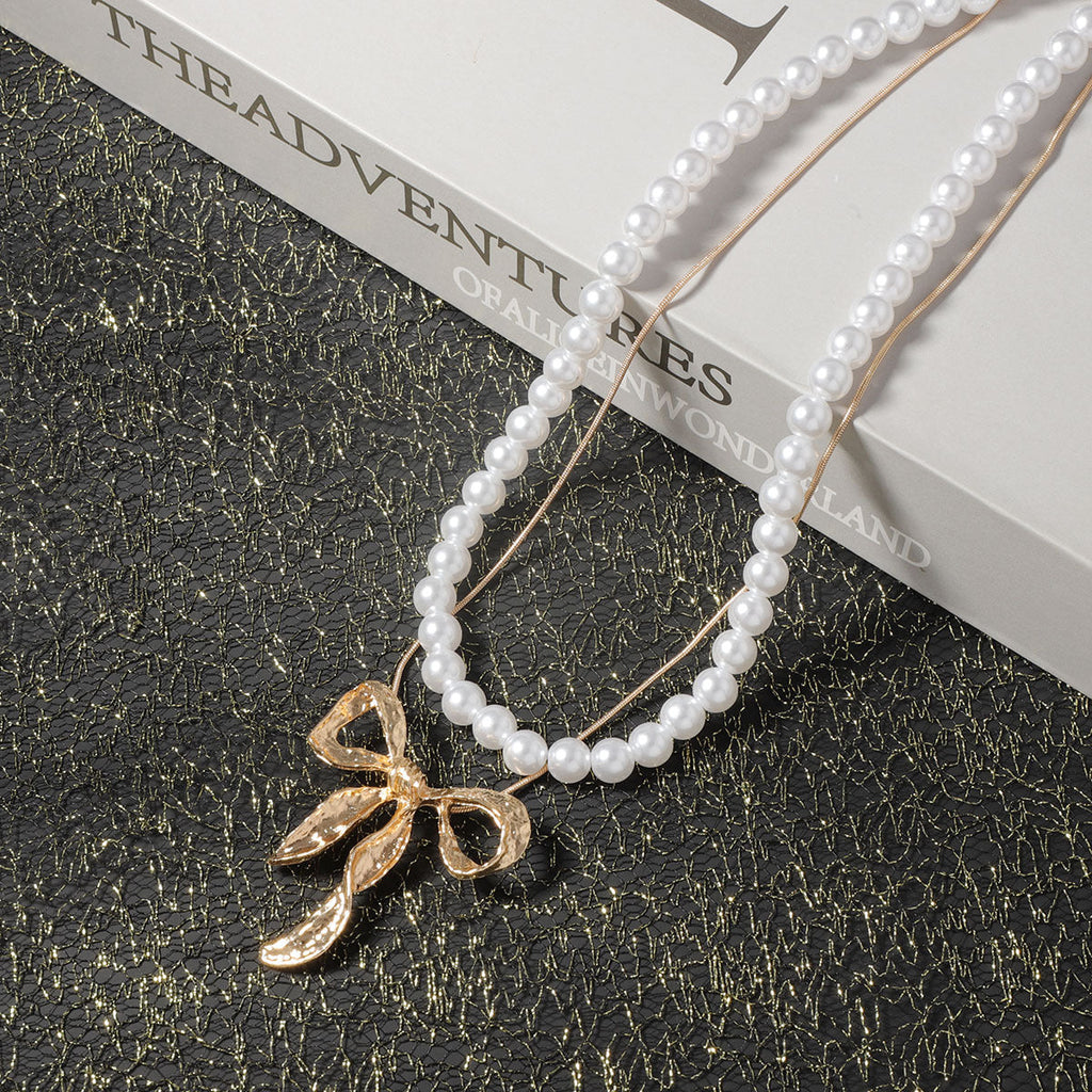 Vintage Handmade Pearl Necklace