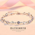 Romantic Silver Bracelet for Special Moments