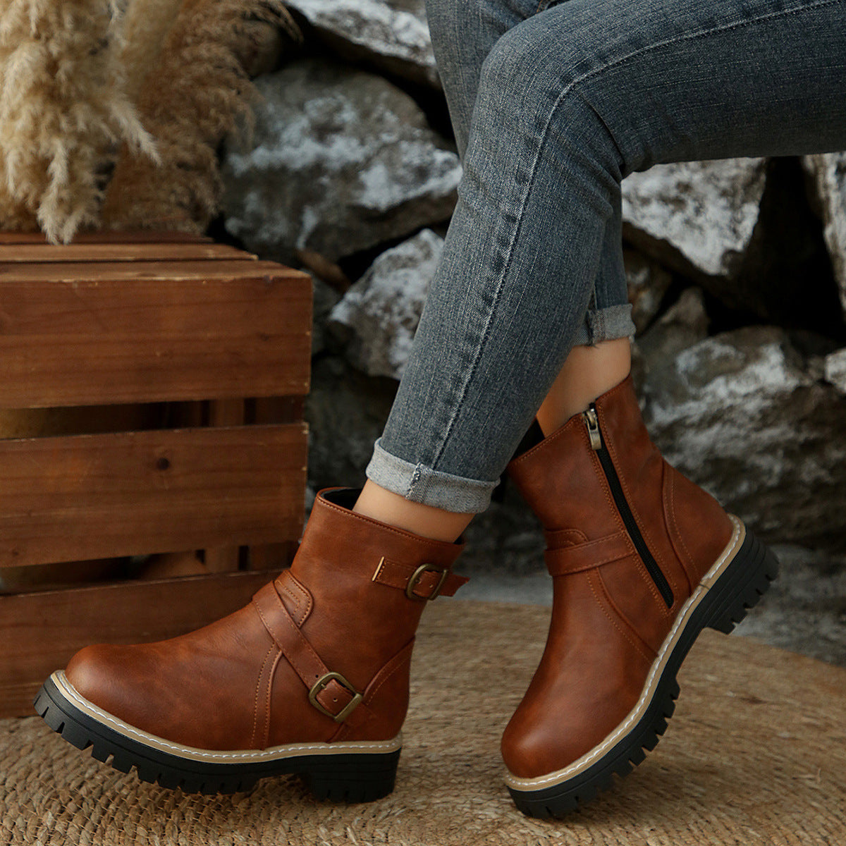 Classic Orthopedic Boots with Timeless Style