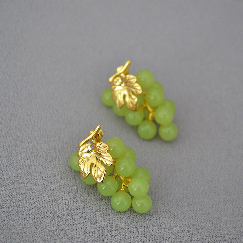 Vintage Handmade Gold Earring