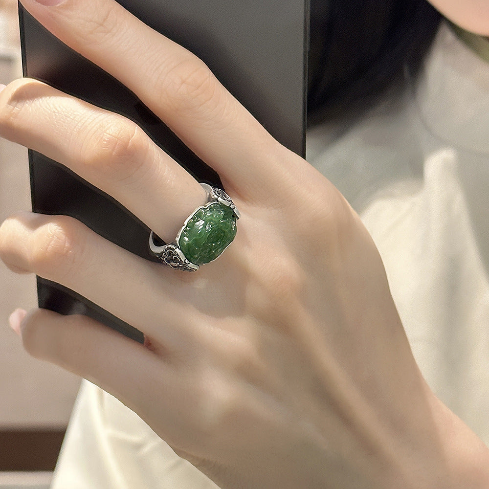 Romantic Silver Ring for Special Moments