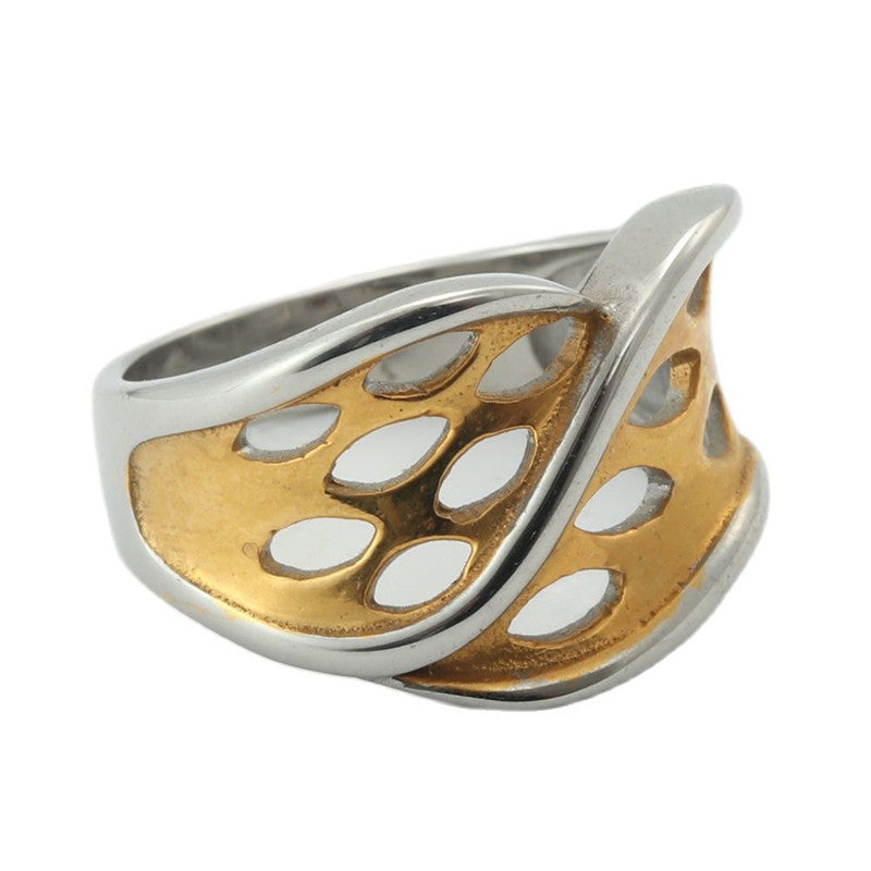 Delicate Artisan Gold Ring