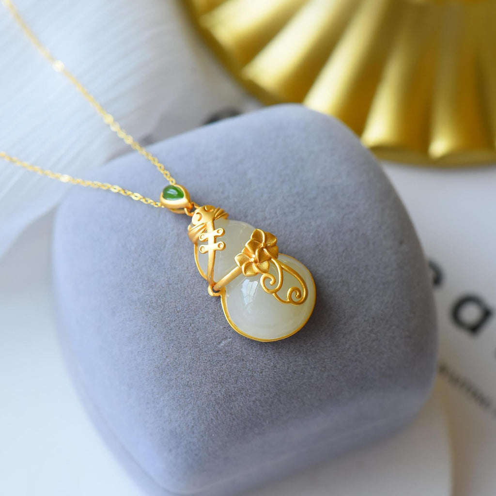 Delicate Artisan Gold Pendant