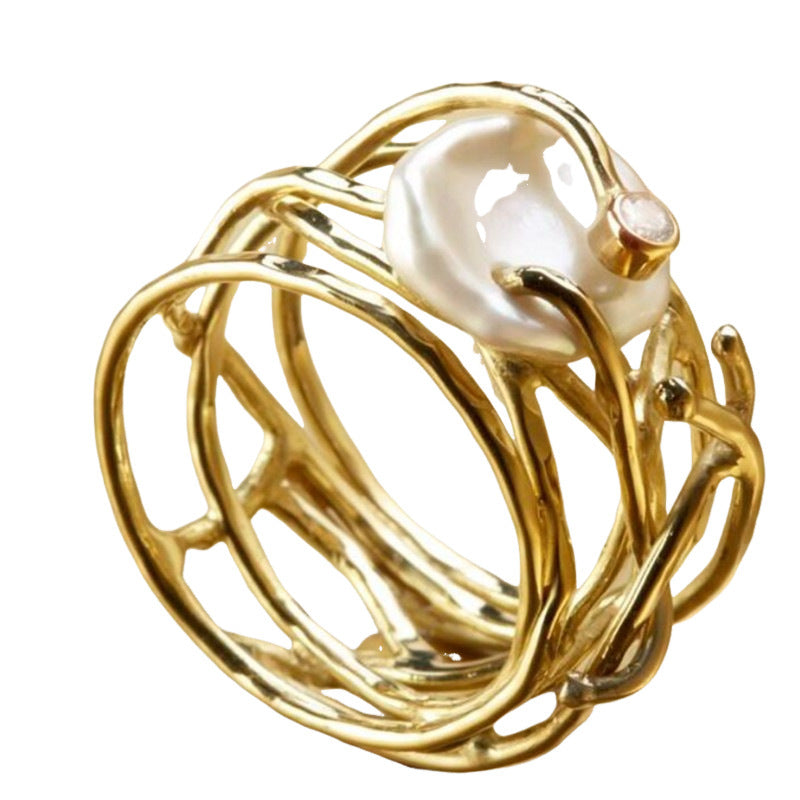 Stunning Pearl Ring for Daily Wear