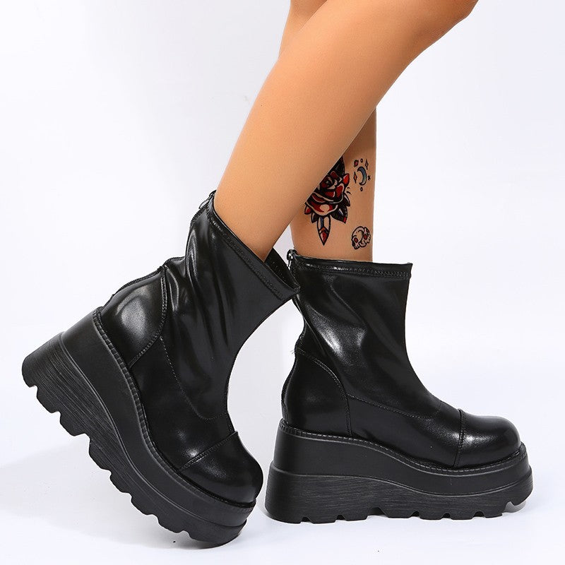 Chic Orthopedic Boots with Unique Design