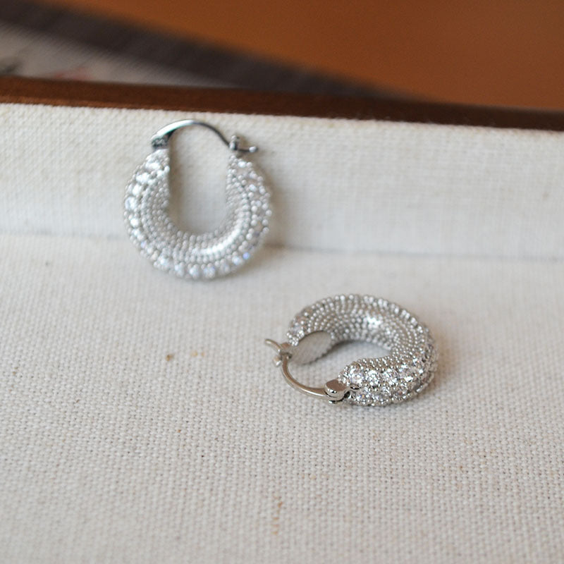 Vintage Handmade Silver Earring