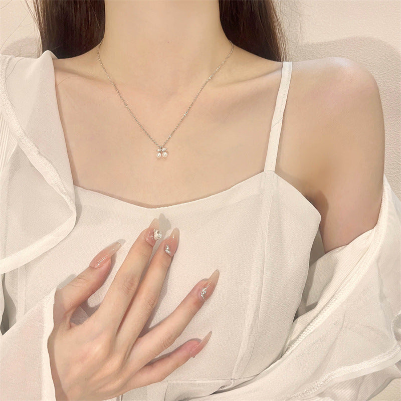 Delicate Artisan Pearl Necklace