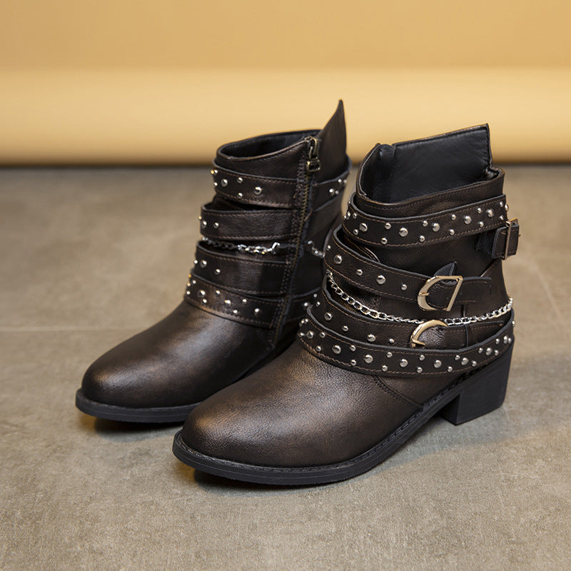 Chic Orthopedic Boots with Unique Design
