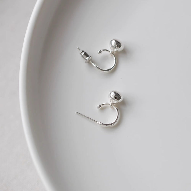 Classic Silver Earring with Timeless Appeal
