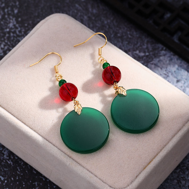 Delicate Artisan Gold Earring