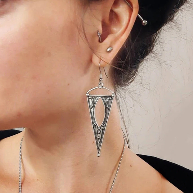 Delicate Artisan Silver Earring
