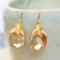Vintage Handmade Gold Earring