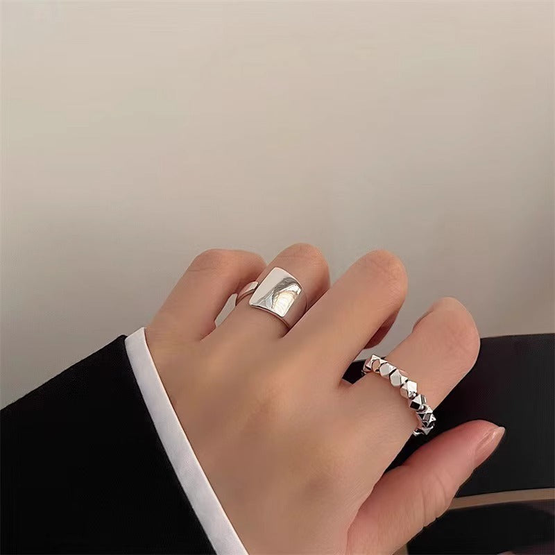 Beautiful Silver Ring with Unique Style