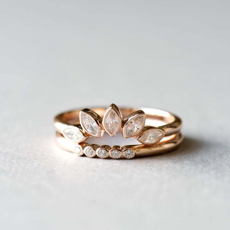 Delicate Artisan Gold Ring