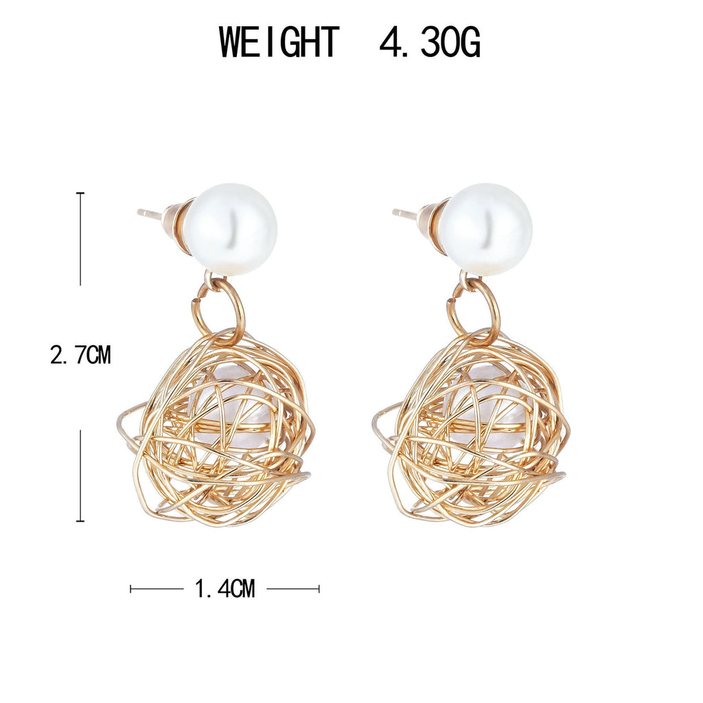 Beautiful Pearl Earring with Unique Style