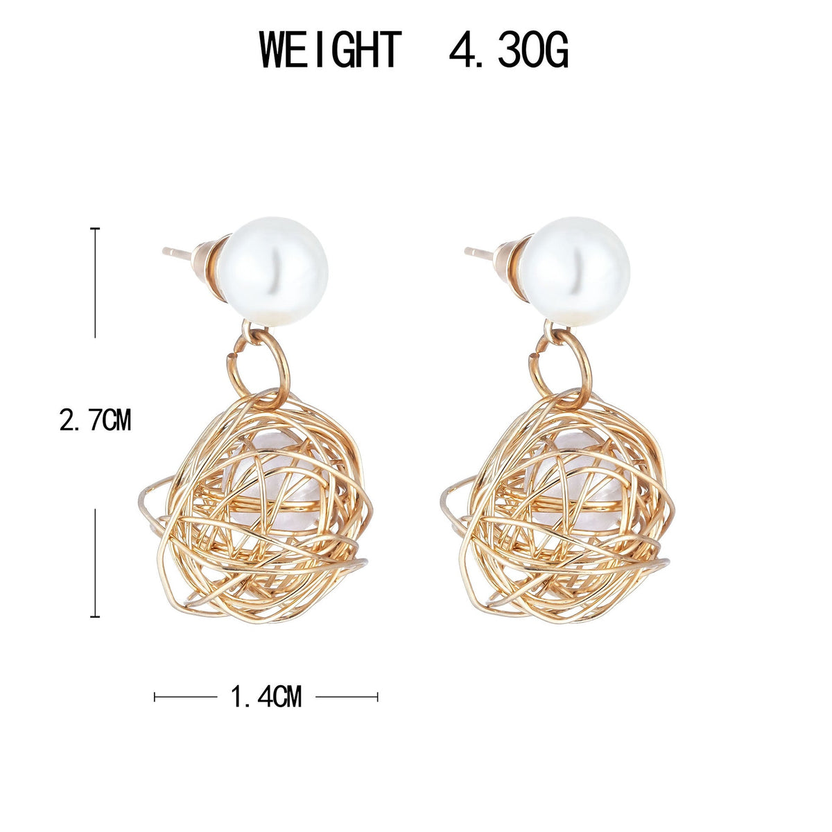 Beautiful Pearl Earring with Unique Style
