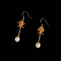 Delicate Artisan Pearl Earring