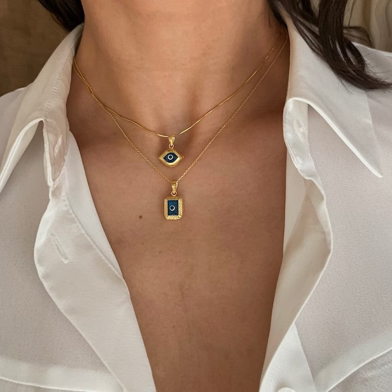 Vintage Handmade Gold Necklace