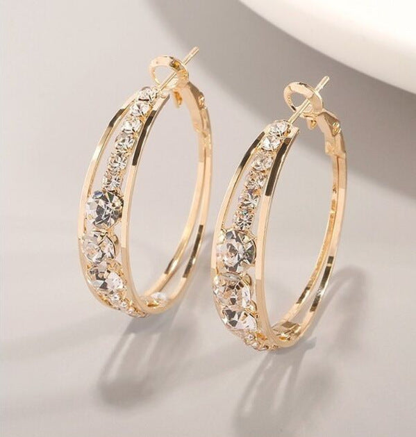 Vintage Handmade Gold Earring