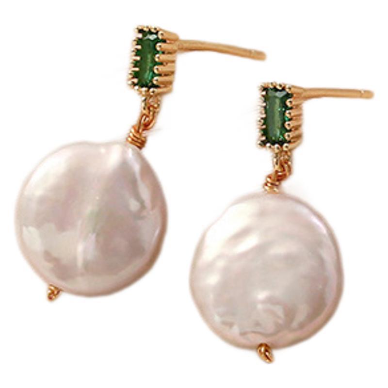 Delicate Artisan Pearl Earring