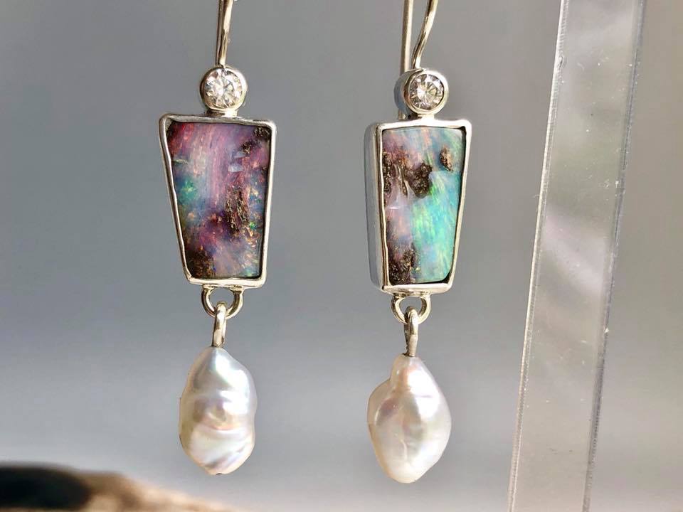 Vintage Handmade Pearl Earring