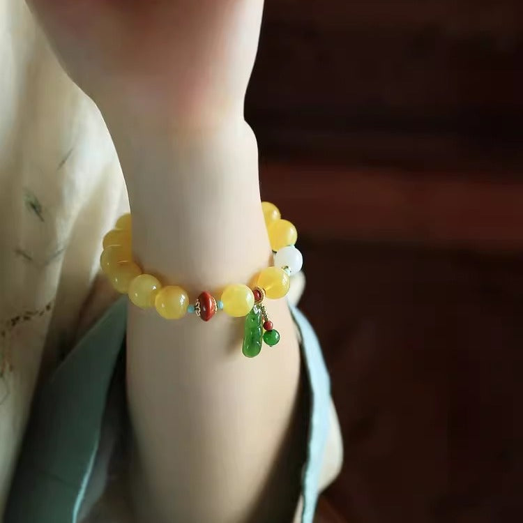 Delicate Artisan Gold Bracelet