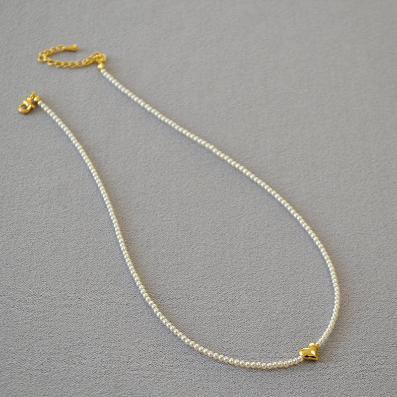 Delicate Artisan Pearl Necklace