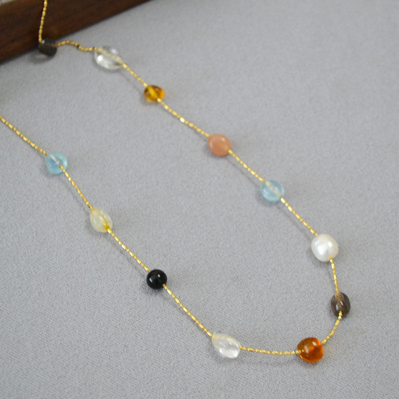 Delicate Artisan Pearl Necklace