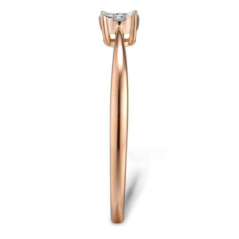 Delicate Artisan Gold Ring