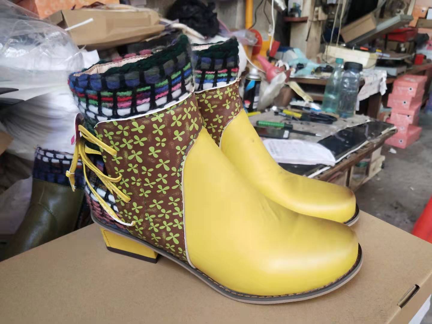 Chic Orthopedic Boots with Unique Design