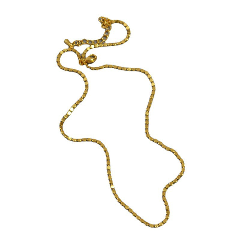 Vintage Handmade Gold Necklace